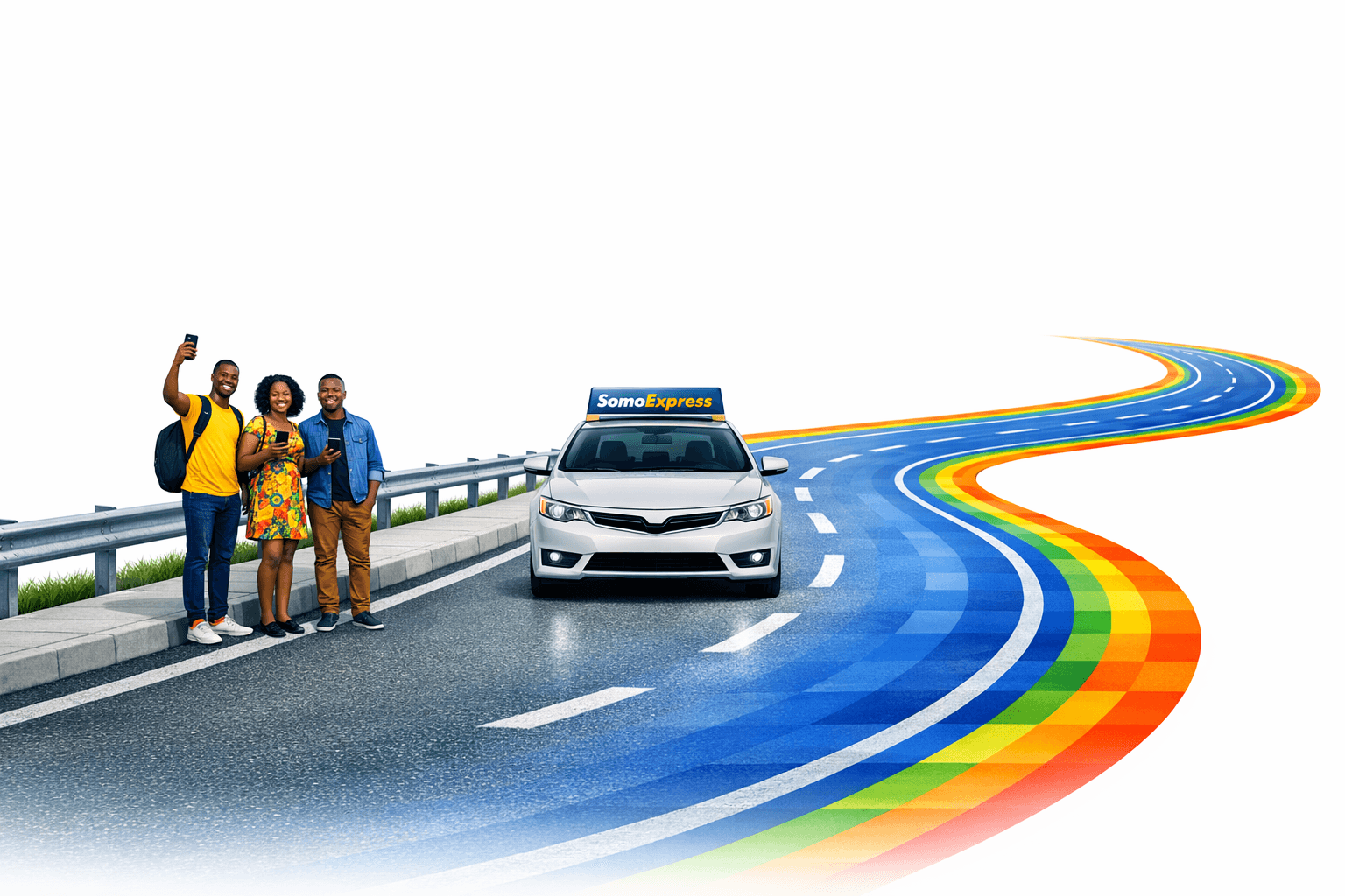 Carpool ride sharing across Ghanaian cities